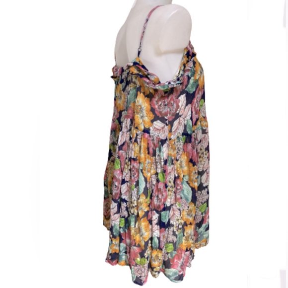 Rachel Pally Chiffon Lola Dress Bouquet Size Large - Picture 9 of 13